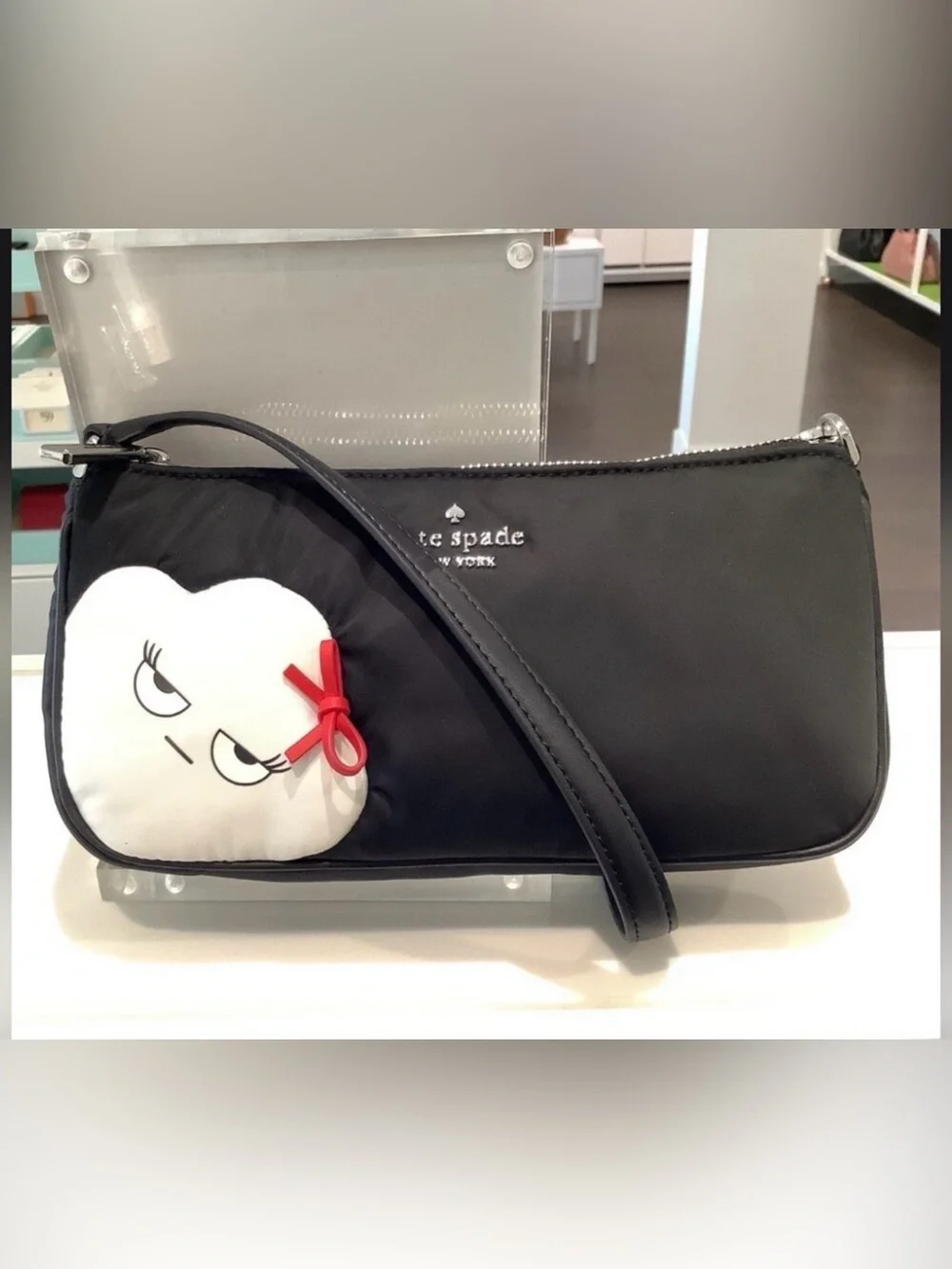kate spade Black Shoulder Bag Gemini Monsters Mini Bag - NWT